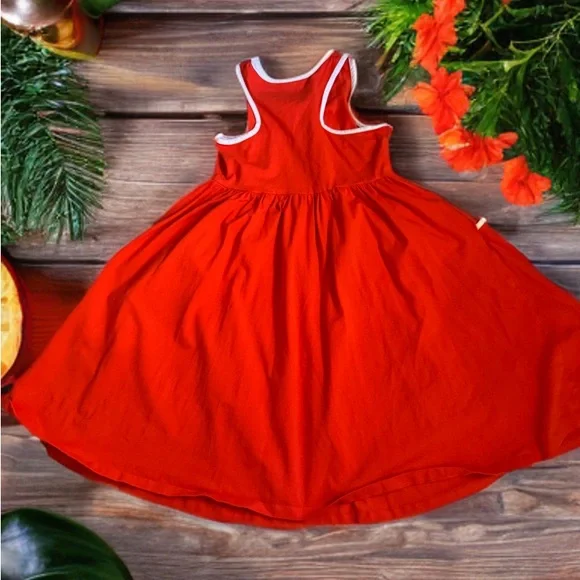 Hanna Andersson Red & Purple Bundle  size 10-12 Kids Dress with White Trim - Picture 2 of 4